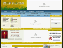 Tablet Screenshot of portalvale.com.br
